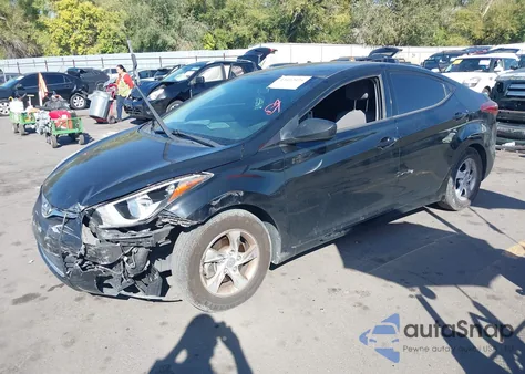 2014 Hyundai Elantra Se from USA, damaged, VIN KMHDH4AE3EU143774